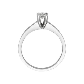 Bague solitaire diamant 0,24 carat