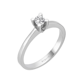 Bague solitaire diamant 0,24 carat