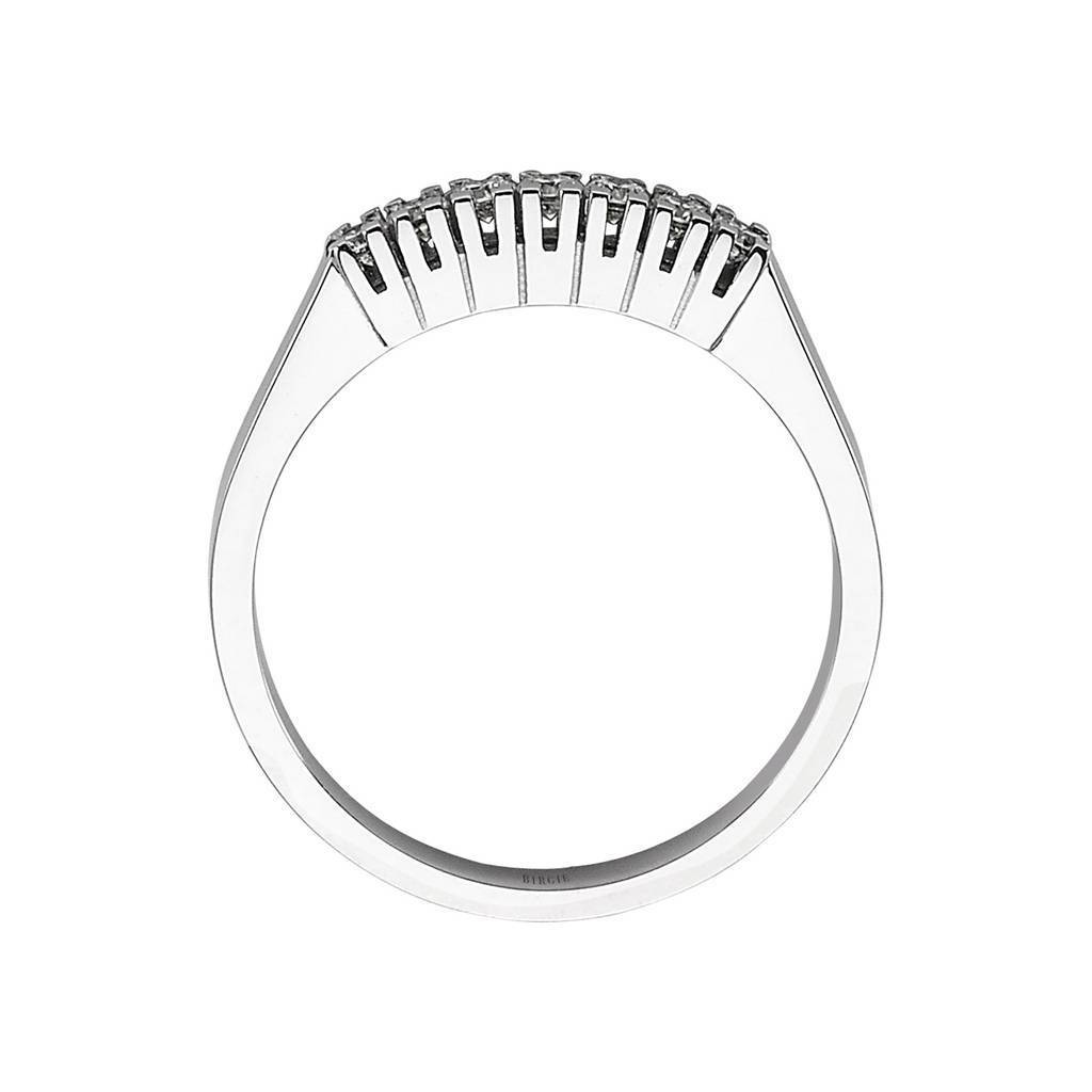 Bague de fiançailles diamant 7 pierres 0,21 carat