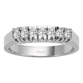 Bague de fiançailles diamant 7 pierres 0,32 carat