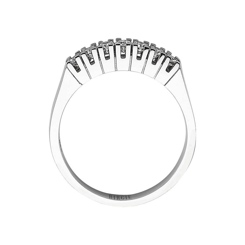 Bague de fiançailles diamant 7 pierres 0,32 carat