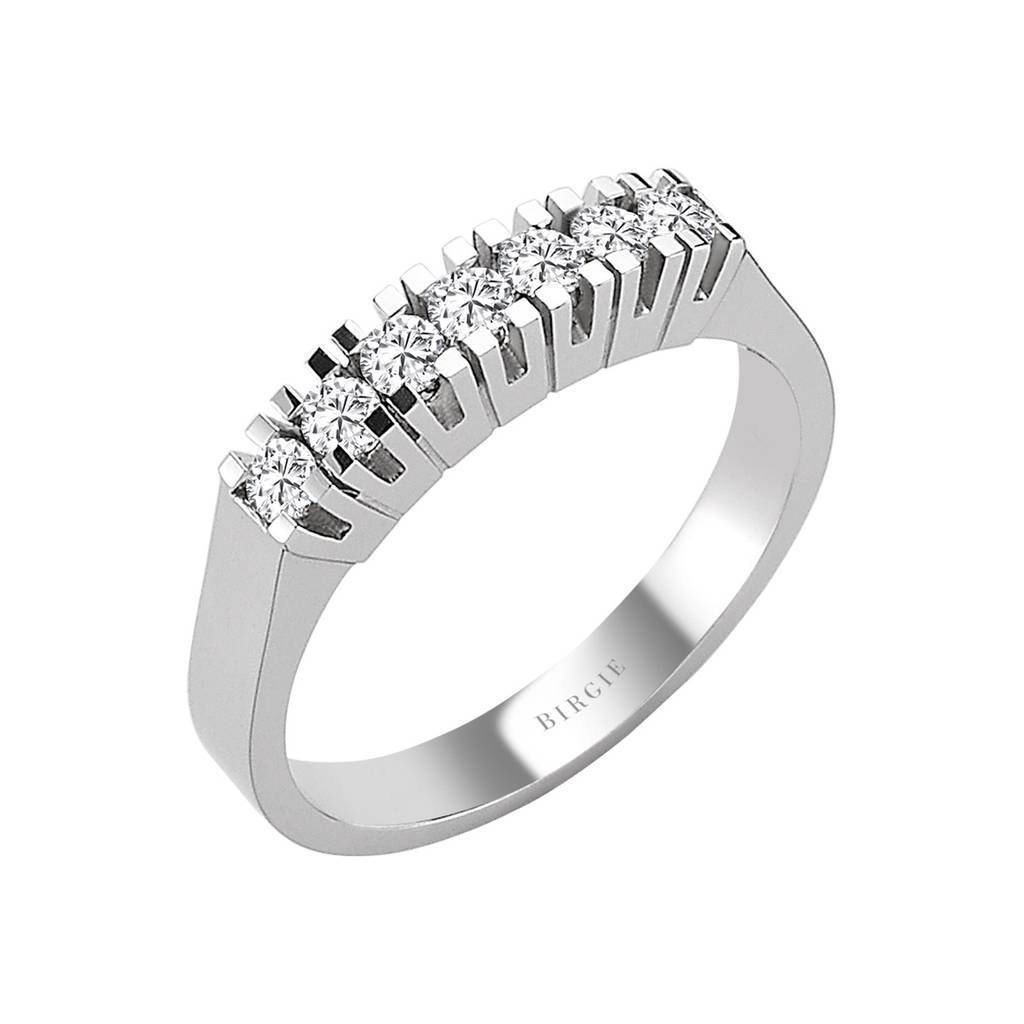 Bague de fiançailles diamant 7 pierres 0,32 carat