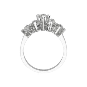 Bague de fiançailles 5 pierres diamant 0,50 carat