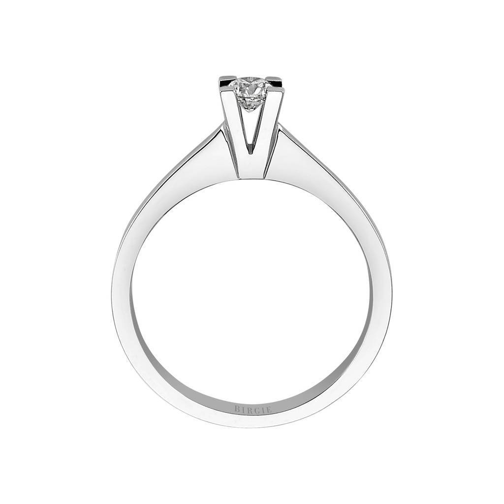 Bague solitaire diamant 0,21 carat
