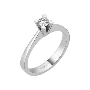 Bague solitaire diamant 0,21 carat