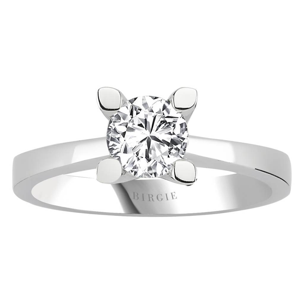 Bague solitaire diamant 0,78 carat