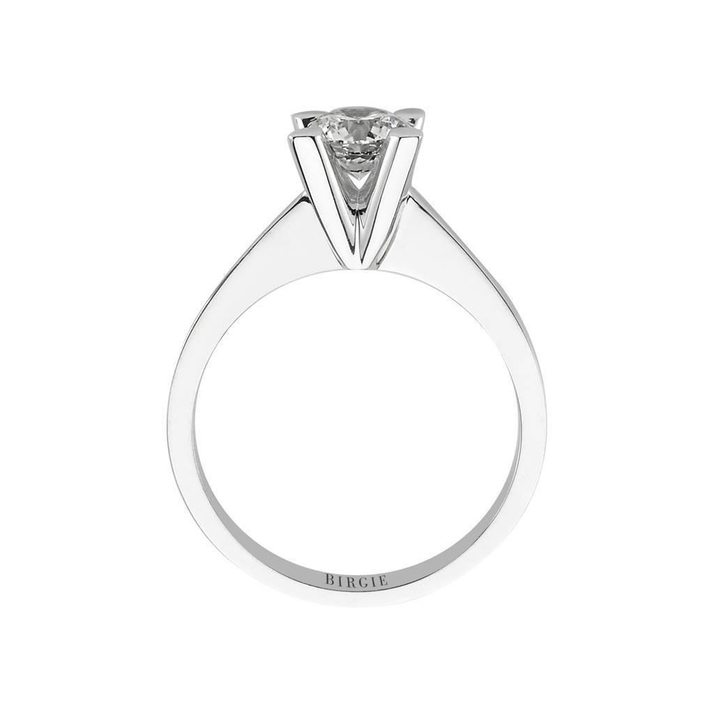 Bague solitaire diamant 0,78 carat