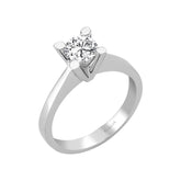 Bague solitaire diamant 0,78 carat