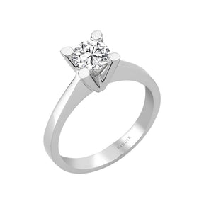 Bague solitaire diamant 0,78 carat