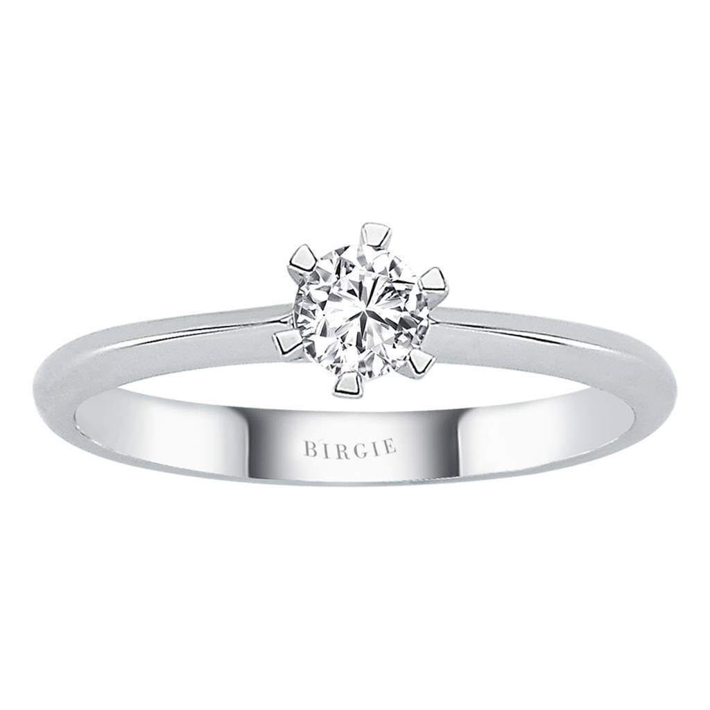 Bague solitaire diamant 0,25 carat