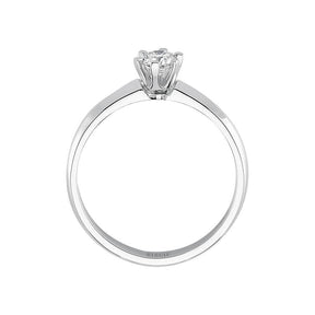 Bague solitaire diamant 0,25 carat
