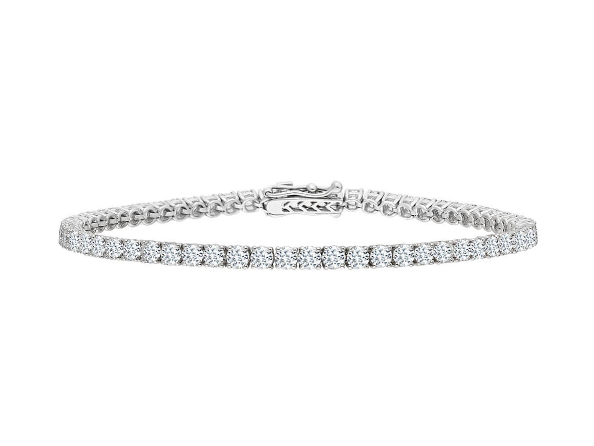 4.20 total carat diamond tennis bracelet