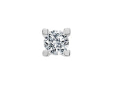 0.26 Carat Diamond Solitaire Men's Stud Earrings