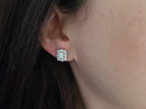 Boucles d'oreilles baguette diamant Vega Star
