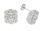 Boucles d'oreilles baguette diamant Vega Star