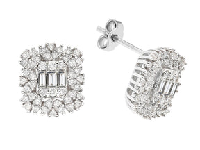 Boucles d'oreilles baguette diamant Vega Star