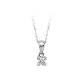 0.13 Carat Solitaire Diamond Necklace