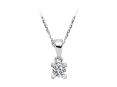0.21 Carat Diamond Solitaire Necklace
