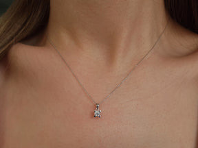 0.22 Carat Diamond Solitaire Necklace