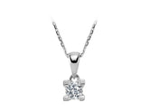 0.22 Carat Diamond Solitaire Necklace