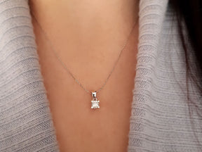 0.27 Carat Diamond Solitaire Necklace