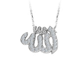 Diamond Allah Written Necklace