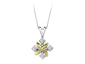 Diamond Quattro Necklace