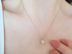 0.50 Carat Diamond Solitaire Necklace