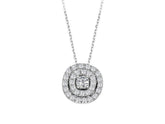 0.25 total carat diamond solitaire necklace