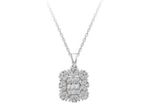 Collier baguette étoile Vega en diamant