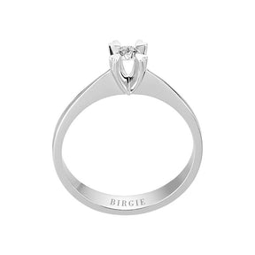 Bague diamant solitaire 0,11 carat