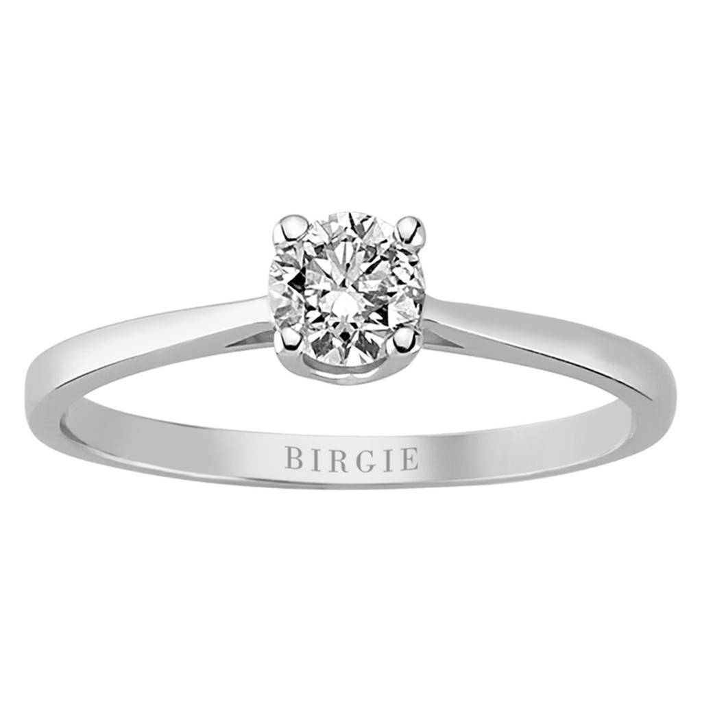Bague solitaire diamant 0,36 carat