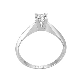 Bague solitaire diamant 0,32 carat