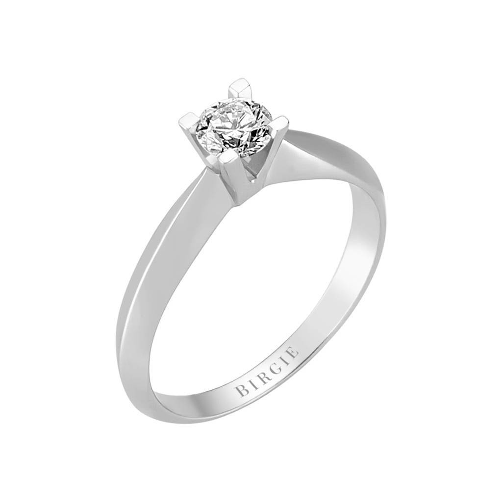 Bague solitaire diamant 0,32 carat