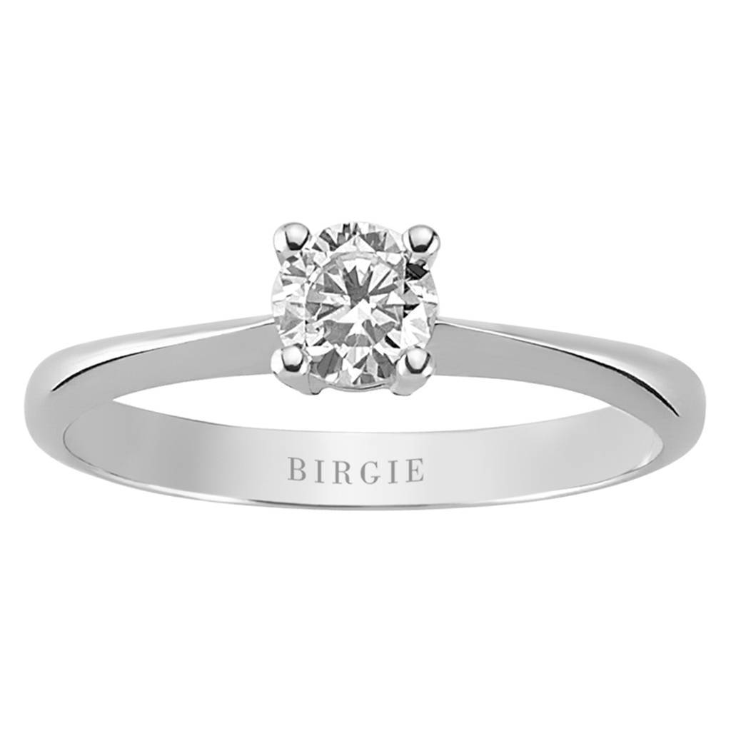 Bague solitaire diamant 0,40 carat