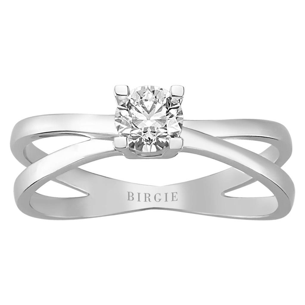 Bague solitaire diamant 0,47 carat