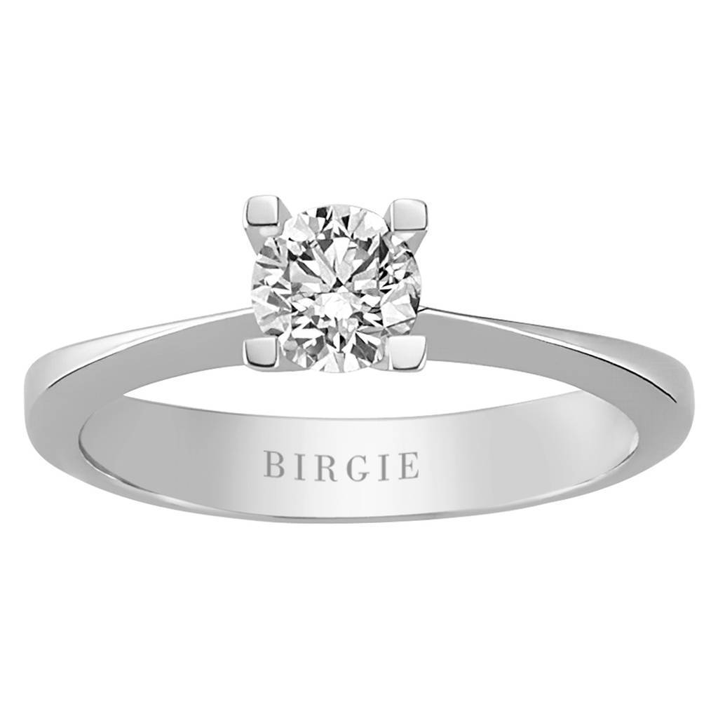 Bague solitaire diamant 0,52 carat
