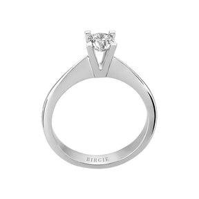 Bague solitaire diamant 0,52 carat