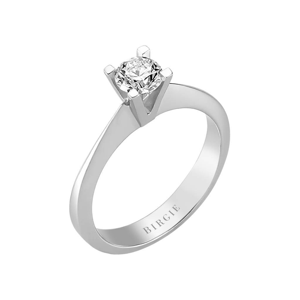 Bague solitaire diamant 0,52 carat