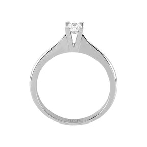 Bague solitaire diamant 0,25 carat