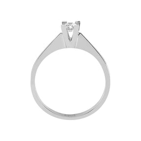 Bague solitaire diamant 0,15 carat