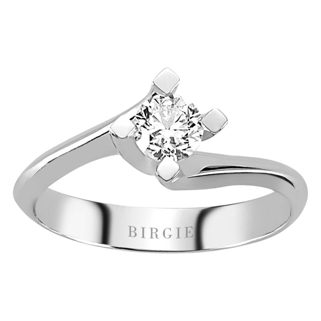 Bague solitaire diamant 0,40 carat