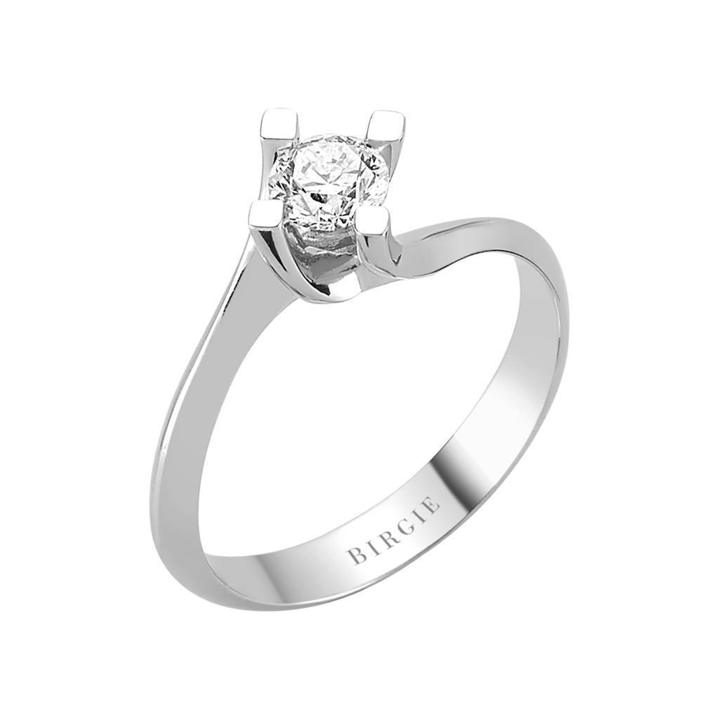 Bague solitaire diamant 0,40 carat