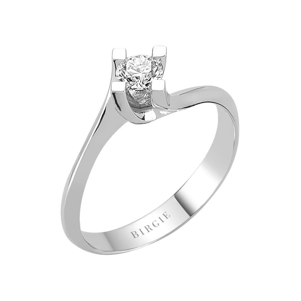 Bague solitaire diamant 0,30 carat