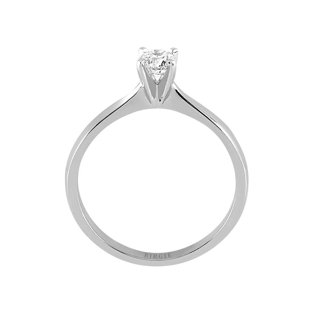 Bague solitaire diamant 0,30 carat