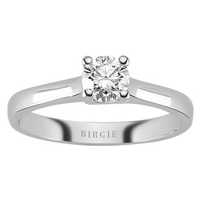 Bague solitaire diamant 0,43 carat