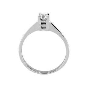 Bague solitaire diamant 0,25 carat