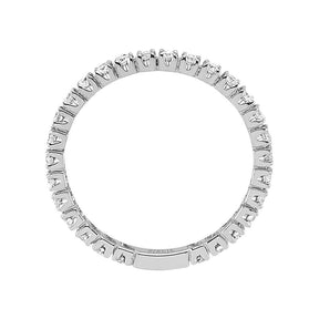 Bague de mariage d'éternité en diamant de 0,43 carat