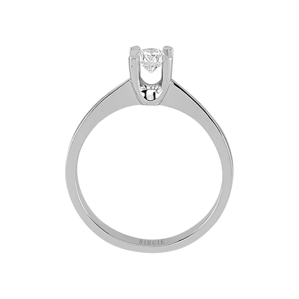 Bague solitaire diamant 0,29 carat