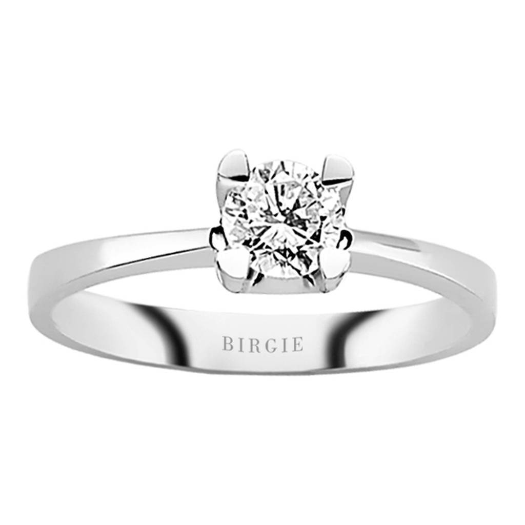 Bague solitaire diamant 0,44 carat